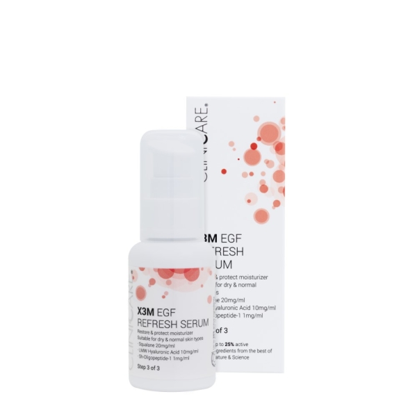 EGF EXTRA REFRESH Serum/ Serumas prieš odos senėjimą, odos atjauninimui, 50 ml - CLINICCARE