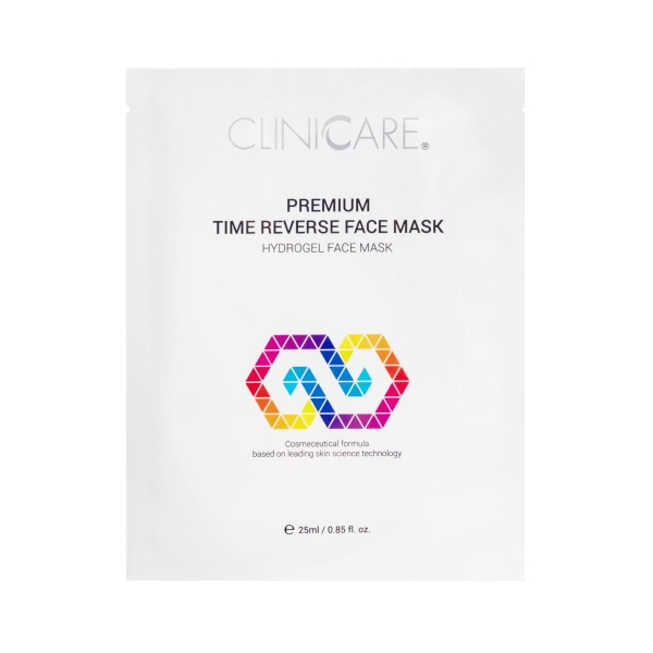 PREMIUM TIME REVERSE FACE MASK/ Jauninamoji hidrogelio kaukė, 1 vnt. - CLINICCARE
