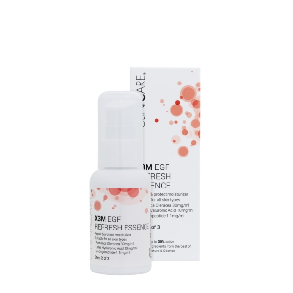 EGF EXTRA REFRESH Essence/ Esencija prieš odos senėjimą, odos atjauninimui, 50 ml - CLINICCARE