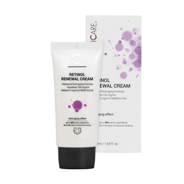 RETINOL RENEWAL CREAM/ Atjauninantis kremas su retinoliu 50ml - CLINICCARE