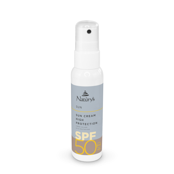 NATURYS HIGH PROTECTION SUN CREAM SPF 50 – ekologiška apsauga nuo saulės jautriai odai