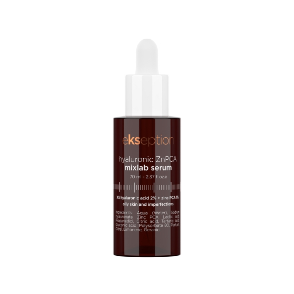 HA VITAMIN C serumas DNR apsaugai, kolageno busteris: XS hialurono r. 2%, vitaminas C 5%, 75ml - Ekseption